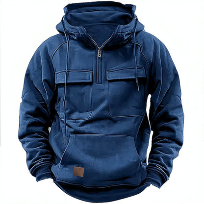 Men's Muscle Movement Workwear Style Fashion Hoodie