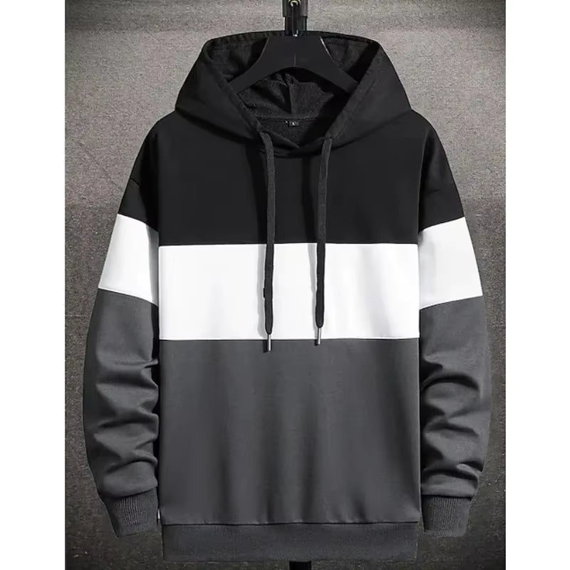 Men's Hoodies 3 Color Block