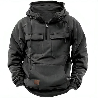 Men's Muscle Movement Workwear Style Fashion Hoodie