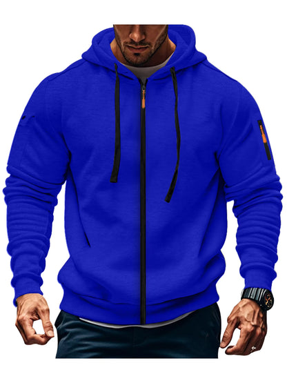 Casual Full Zip Hoodie
