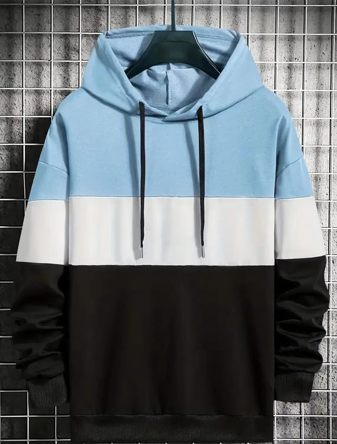 Men's Hoodies 3 Color Block