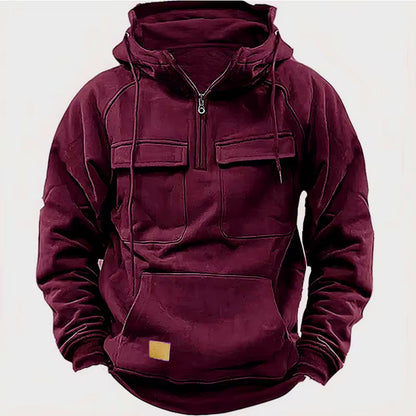 Men's Muscle Movement Workwear Style Fashion Hoodie