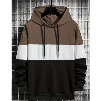 Men's Hoodies 3 Color Block